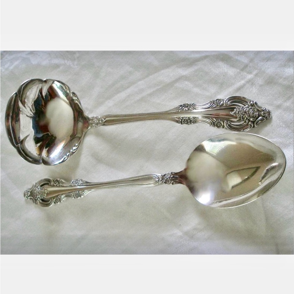 Vintage Oneida Community Serving Ladle And Spoon